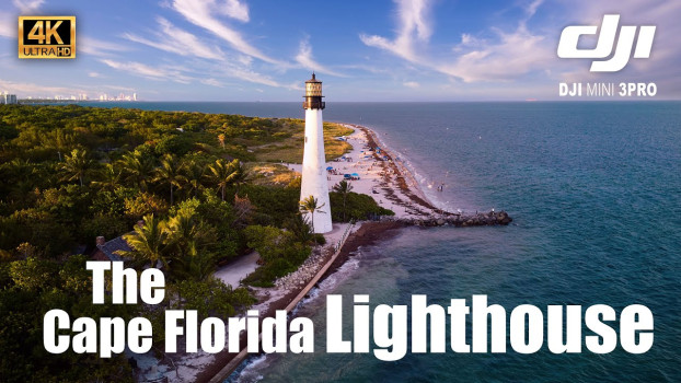 The Majesty of Cape Florida Lighthouse | Key Biscayne FL 🌊🌅🗼
