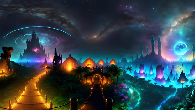 Unveiling the Enigmatic Realm: A Mesmerizing 360° Journey into a Celestial Wonderland