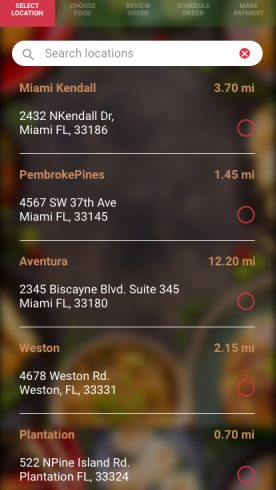 Select Locations